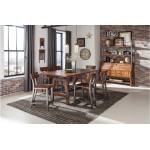 Holverson 5PC SET: Table + 4 Chairs
