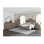 Lavonia Poster Bedrom Set - Wire-Brushed 1QB,1NS,1DR,1MR(NP)