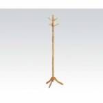 2" DIA OAK COAT RACK 06323