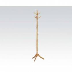 2" DIA OAK COAT RACK 06323