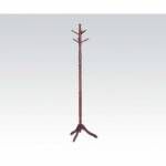 2" DIA CHERRY COAT RACK 06320