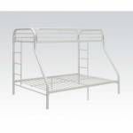 WHITE TWIN XL/QUEEN BUNK BED 02052WH
