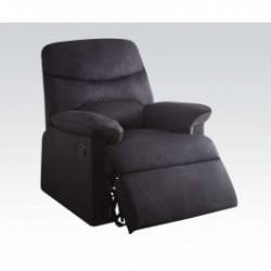 BLACK LINEN RECLINER 00701