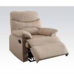 BEIGE LINEN RECLINER 00702