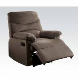 LIGHT BROWN LINEN RECLINER 00703