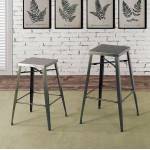 TIMON 30" BAR STOOL Gun Metal Finish