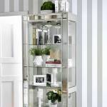 CARROLLTON CURIO CABINET Chrome