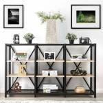SEGOVIA 3-TIER SHELF Sand black powder coating finish