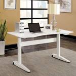 KILKEE ADJUSTABLE HT. DESK LARGE White