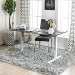 HEDVIG ADJUSTABLE HT. DESK LARGE Gray