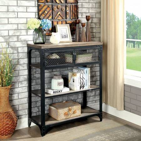 MOUSCRON BOOK STAND Gray & Black Finish