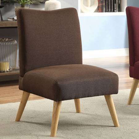 MURCIA ACCENT CHAIR Brown finish