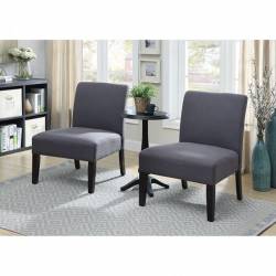 SUDBURY ACCENT TABLE & CHAIR SET Gray