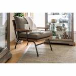 SANTIAGO ACCENT CHAIR Light brown finish