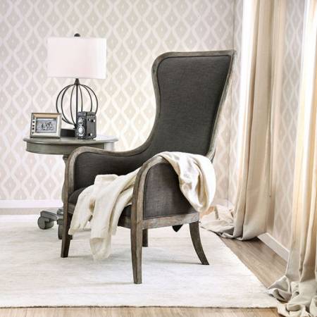 CHARLOTTESTOWN ACCENT CHAIR Gray finish