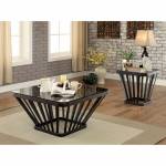 WINNIE 2PC SETS COFFEE/END TABLE Black powder coating