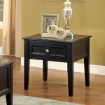 YULISA END TABLE Black finish
