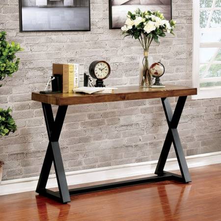 NIKKI SOFA TABLE Oak, Black