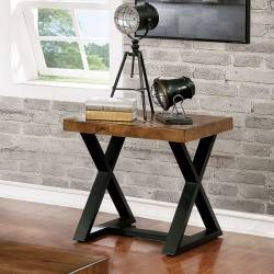 NIKKI END TABLE Oak, Black