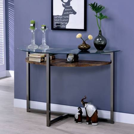 MCMURRAY SOFA TABLE Black Chrome