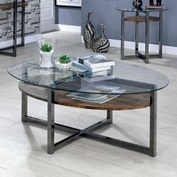 MCMURRAY COFFEE TABLE Black Chrome