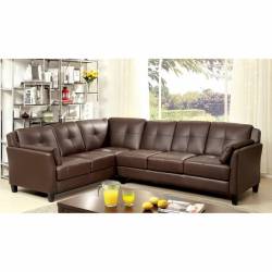 PEEVER SECTIONAL Brown