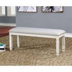 KALIYAH BENCH Antique White