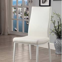 MIRIAM SIDE CHAIR White Finish