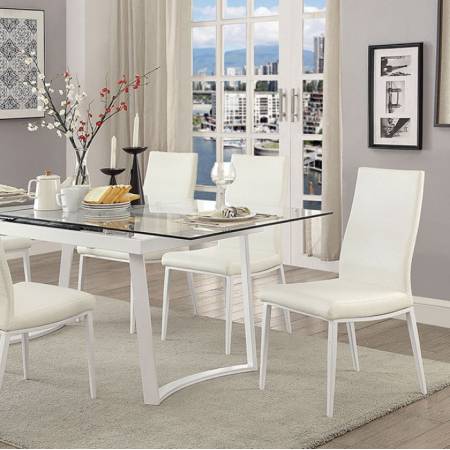 MIRIAM DINING TABLE White Finish