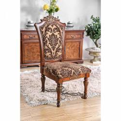 LUCIE SIDE CHAIR Brown Cherry