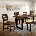 DULCE DINING TABLE Walnut finish