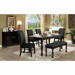 SIOBHAN II 6PC SETS DINING TABLE Dark Gray