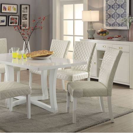 REIDAR DINING TABLE White finish