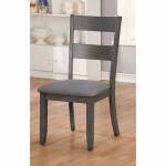 JUNIPER SIDE CHAIR Gray finish