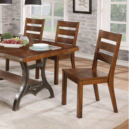 LEANN DINING TABLE Brown Cherry