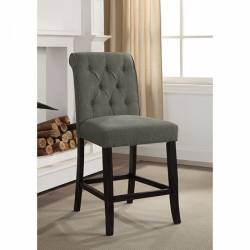 IZZY COUNTER HT. CHAIR Antique Black, Gray