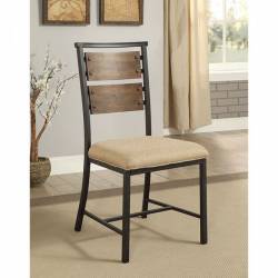 MARYBETH SIDE CHAIR Weathered Gray finish