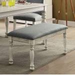 SIOBHAN II BENCH White finish
