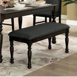 SIOBHAN II BENCH Dark gray finish