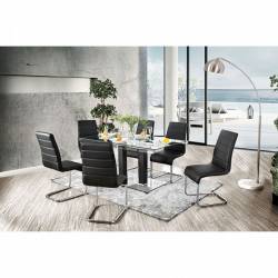 RICHFIELD 7PC SETS DINING TABLE Black