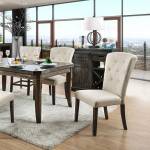 SCHOTEN DINING TABLE Rose gold finish