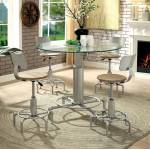 HELENE 5PC SETS DINING TABLE Sand black& Light pure copper finish
