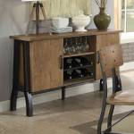 KIRSTIN SERVER Rustic Oak finish