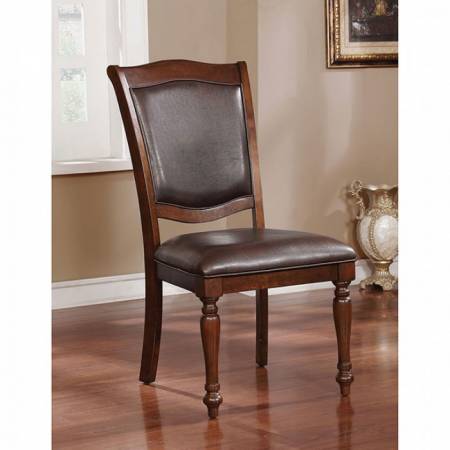 SYLVANA SIDE CHAIR Brown Cherry