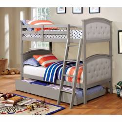 FREDA TWIN/TWIN BUNK BED Gray