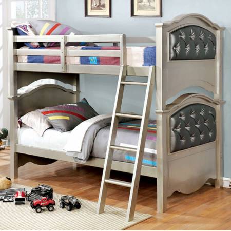 DOMINIQUE TWIN/TWIN BUNK BED Champagne