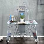 ORBITER DESK Silver and black powder coating