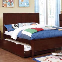PRISMO FULL BED TRUNDLE Cherry finish