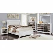 GOLVA 4PC SETS CAL.KING BED White finish