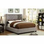 CAYLA E.KING BED Gray finish